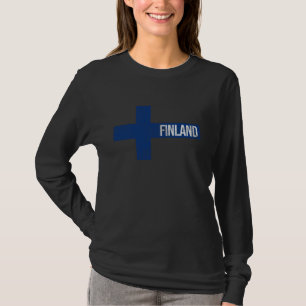 FINLAND FLAG FINNISH FINN SCANDINAVIAN NORDIC CROS T-Shirt