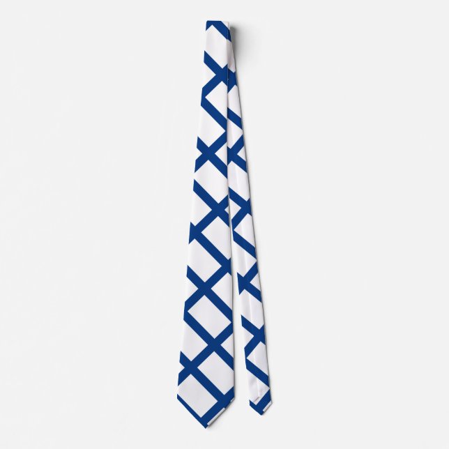 Finland Flag Finnish Patriotic Tie (Front)