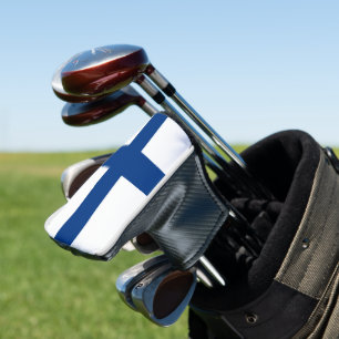 Finland flag golf head cover