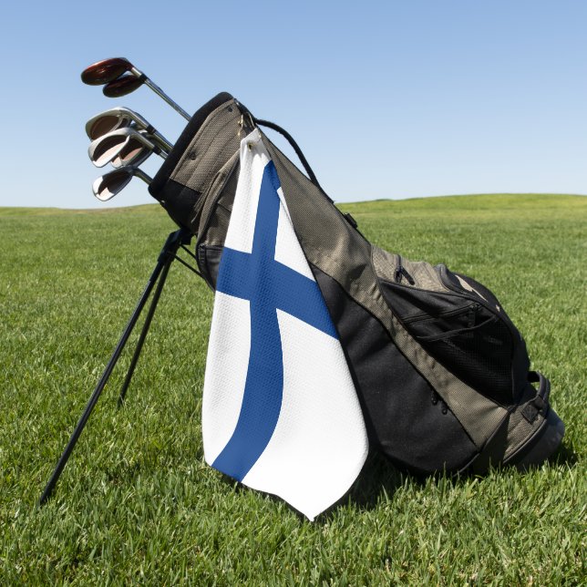 Finland flag golf towel (Green)