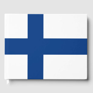 Finland flag guest book