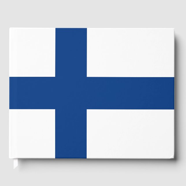 Finland flag guest book (Front)