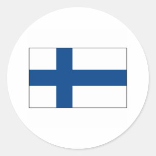 Finland FLAG International Classic Round Sticker
