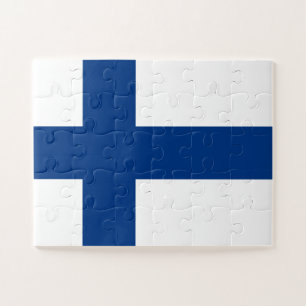 Finland Flag Jigsaw Puzzle