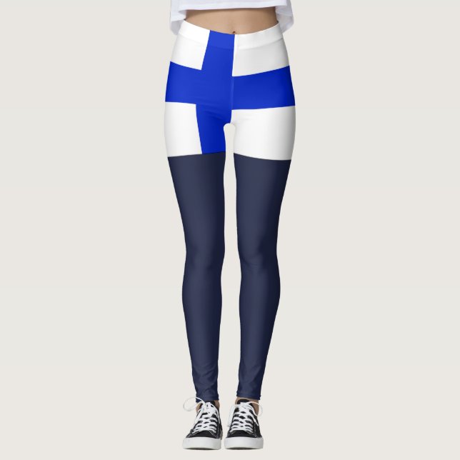 Finland flag leggings (Front)