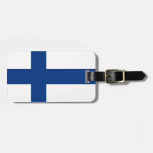 Finland Flag Luggage Tag