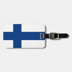 Finland Flag Luggage Tag
