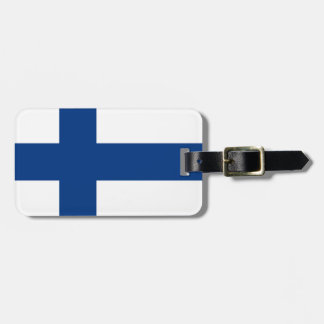 Finland Flag Luggage Tag