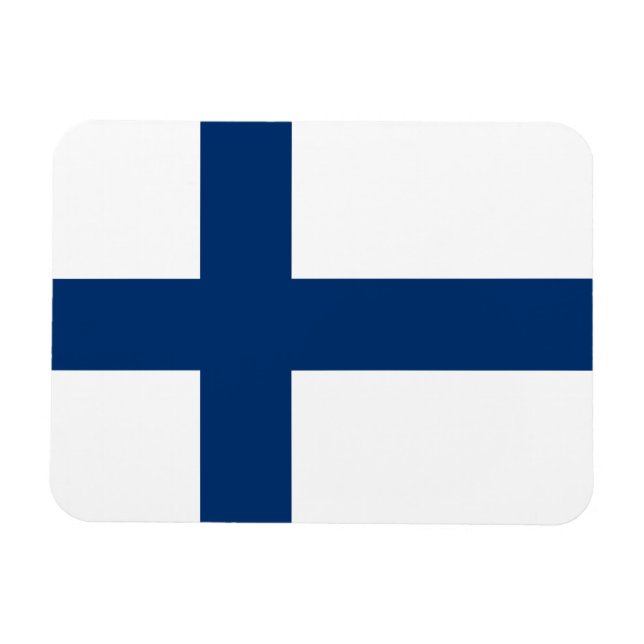 Finland Flag Magnet (Horizontal)