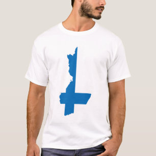 Finland flag map T-Shirt