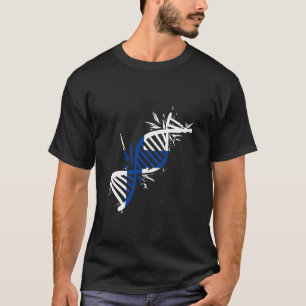 Finland Flag Molecule DNA Finnish Pride Finnish Ro T-Shirt