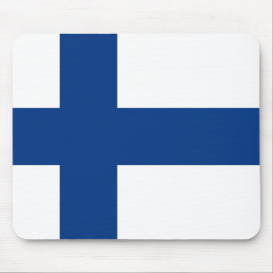 Finland Flag Mouse Mat
