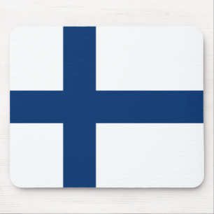 Finland Flag Mouse Mat