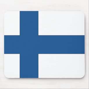 Finland Flag Mouse Mat