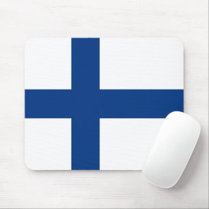 Finland flag mouse mat