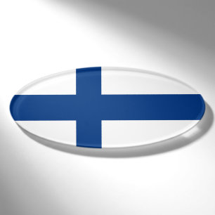 Finland flag name tag