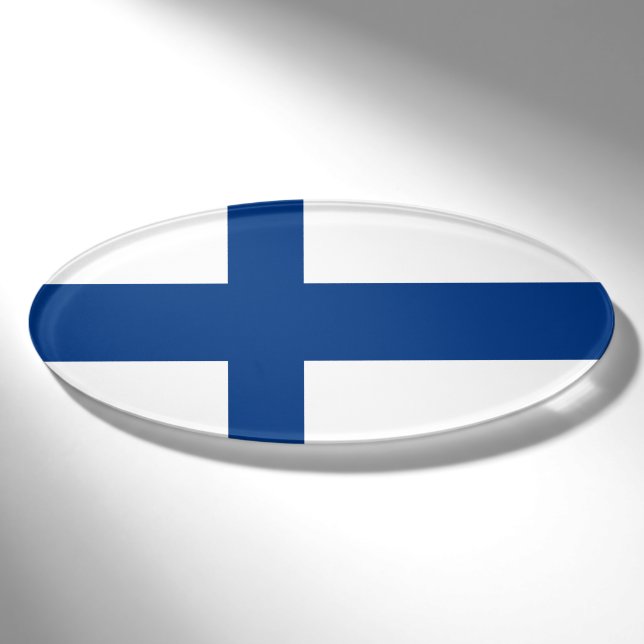 Finland flag name tag (Front)