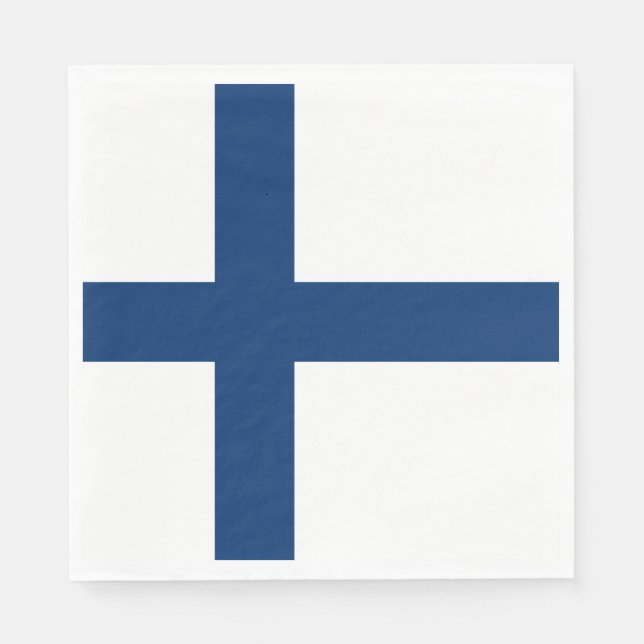 Finland Flag Napkin (Front)