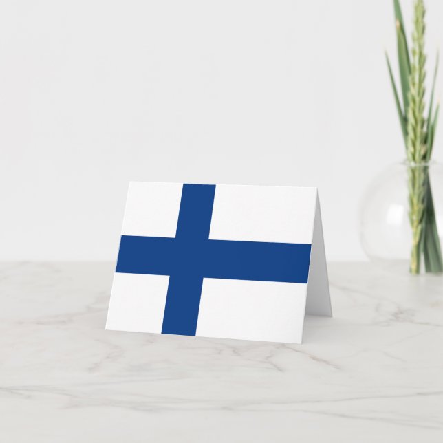 Finland flag note card (Front)