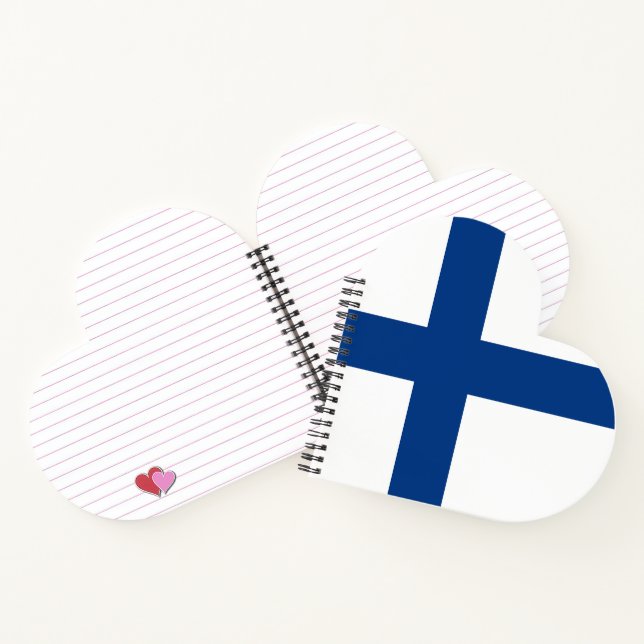Finland flag notebook (Inside)