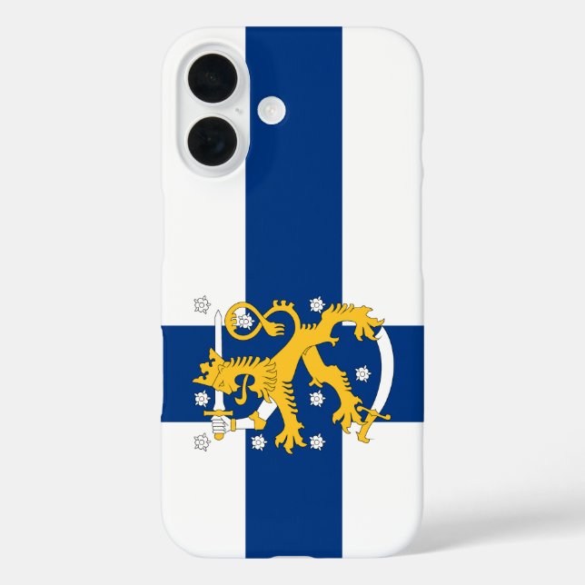 Finland flag phone case (Back)