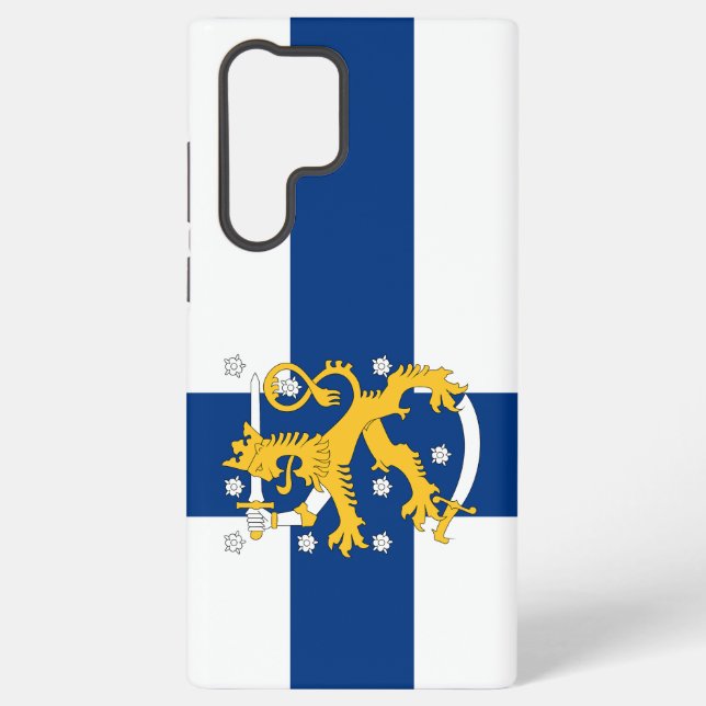 Finland flag phone case (Back)