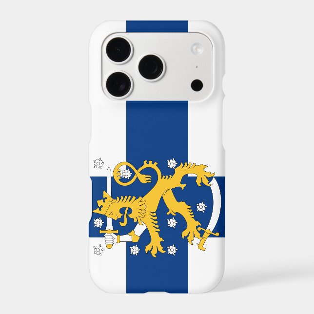 Finland flag phone case (Back)