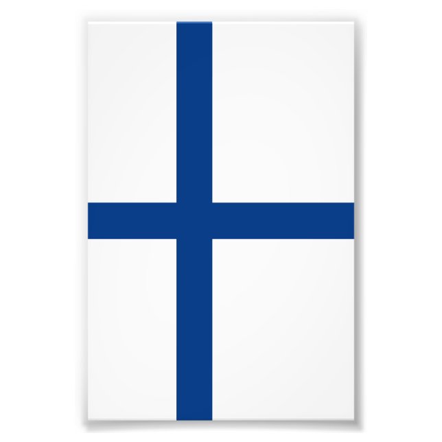 Finland flag photo print (Front)