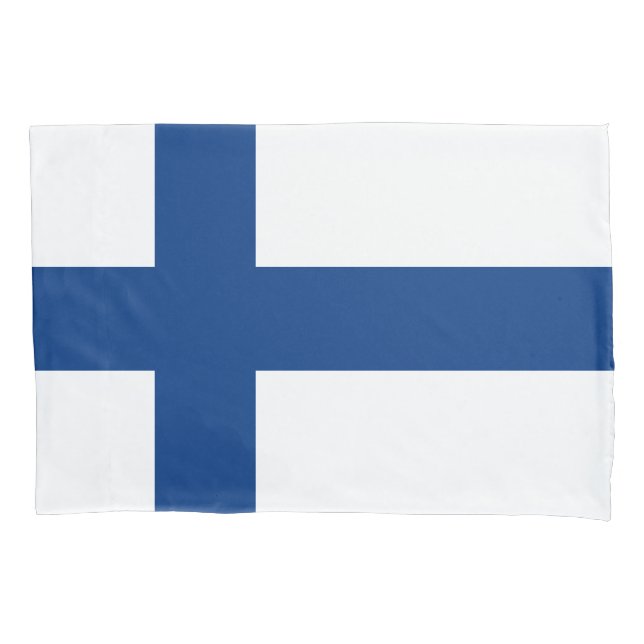 Finland Flag Pillowcase (Front)