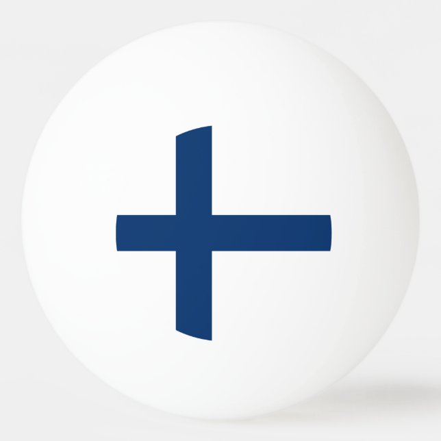 Finland Flag Ping Pong Ball (Front)