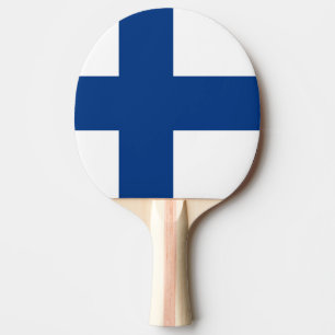 Finland Flag Ping Pong Paddle