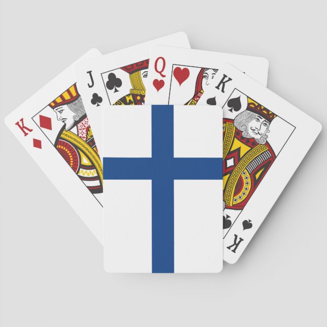 Finland Flag Playing Cards (Back)