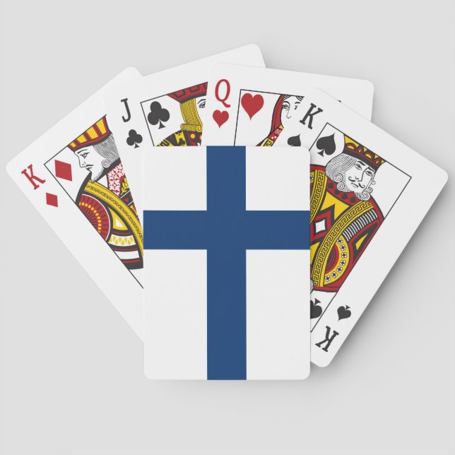 Finland Flag Playing Cards (Back)