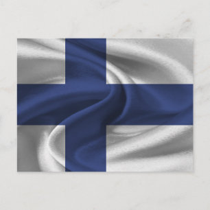 Finland Flag Postcard