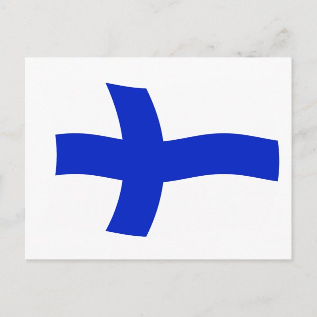 Finland Flag Postcard (Front)