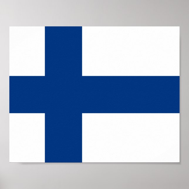 Finland Flag Poster (Front)