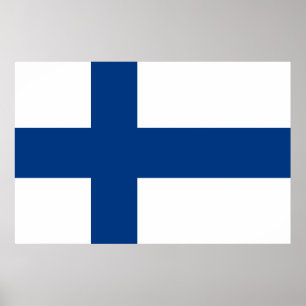 Finland flag  poster