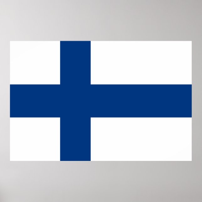 Finland flag  poster (Front)