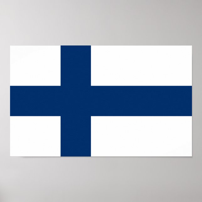 Finland Flag Poster (Front)