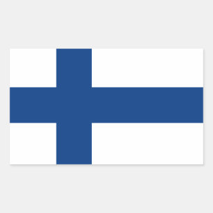 Finland Flag Rectangular Sticker