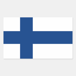 Finland Flag Rectangular Sticker