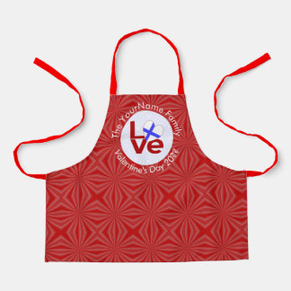 Finland Flag Red LOVE Personalised Kid's Apron