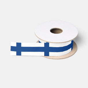 Finland Flag Satin Ribbon