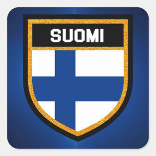 Finland Flag Square Sticker