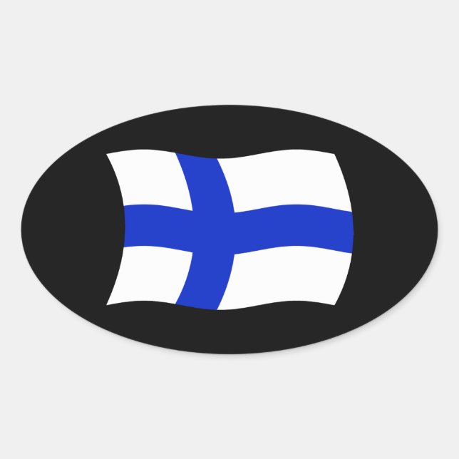 Finland Flag Sticker (Front)