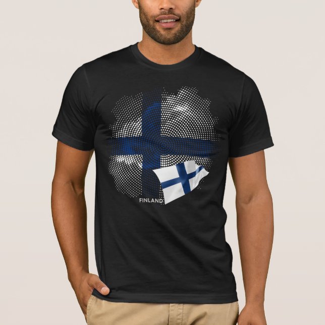Finland flag T-Shirt (Front)