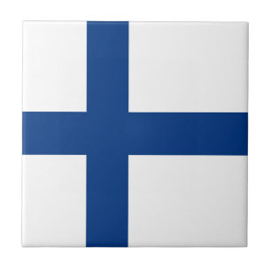 Finland flag tile