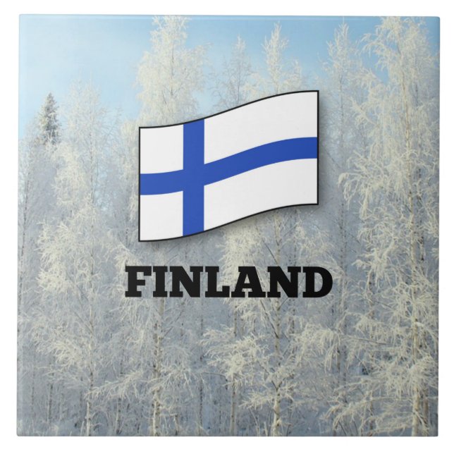 Finland flag tile (Front)