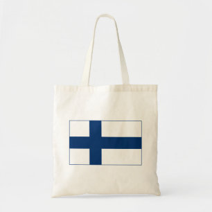 Finland Flag Tote Bag