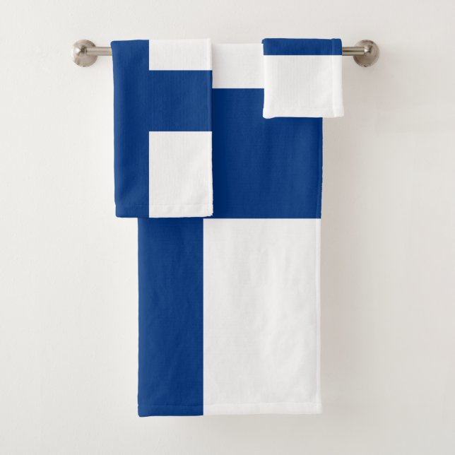 Finland flag Towel (Insitu)